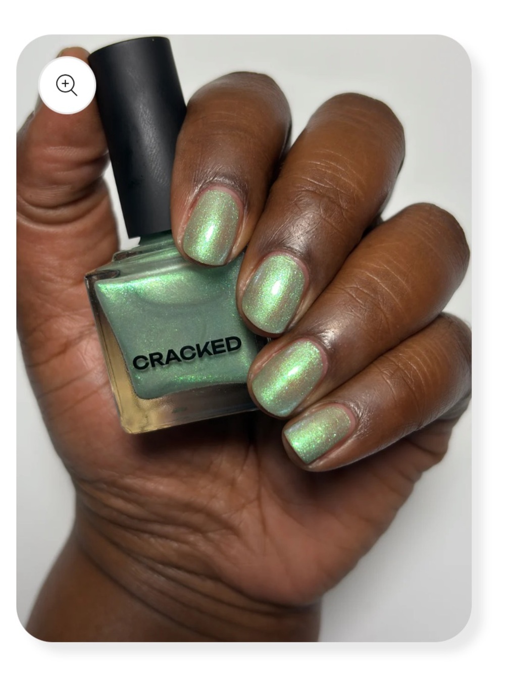 Cracked Polish Limited Edition PPU Shade “Mutk Murk” Shimmery Green Nail Polish - Picture 7 of 9